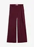 Pantaloni larghi in misto viscosa fluido, bonprix