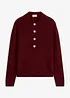 Maglione polo con percentuale di lana, bonprix