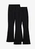 Leggings termici taglio bootcut (pacco da 2), bonprix