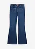 Jeans bootcut, vita media, bonprix