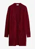 Cardigan lungo in filato peloso, bonprix