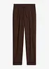 Pantaloni con pinces ed elastico in vita, bonprix