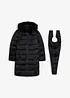 Giubbotto prémaman 3 in 1 con inserto babywearing e guarnizione in ecopelliccia rimovibile, bonprix