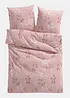 Biancheria da letto in flanella di misto cotone, bonprix