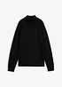 Maglione a collo alto in puro cotone, bonprix