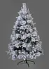 Albero di Natale LED con neve artificiale, bonprix