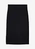 Gonna in morbida maglia misto lana, bonprix