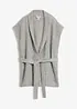Gilet in maglia traforata di misto lana morbido, bonprix