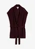 Gilet in maglia traforata di misto lana morbido, bonprix