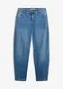 Jeans barrel, vita media, bonprix
