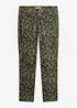 Pantaloni  in cotone elasticizzato fantasia, bonprix