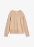 Maglione in misto lana morbido, bonprix