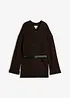 Maxi cardigan con cintura, bonprix