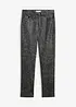 Pantaloni in similpelle effetto usato, bonprix