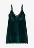 Abito in velluto con pizzo, bonprix