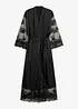Kimono in satin con pizzo, bonprix