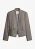 Blazer in simil lana con trama spigata, bonprix