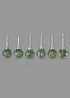 Decorazione LED da appendere con palline natalizie (pacco da 6), bonprix