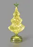 Decorazione LED in vetro a forma di albero di Natale, bonprix