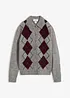 Cardigan con colletto polo, bonprix