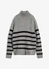 Maglione ampio a collo alto, bonprix