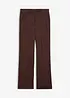 Pantaloni in misto viscosa effetto lana, bonprix