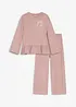 Maglia a maniche lunghe e pantaloni in viscosa (set 2 pezzi), bonprix