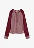 Maglia in misto cotone biologico elasticizzato con maniche raglan, bonprix