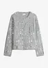 Cardigan con applicazione di paillettes, bonprix