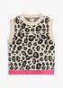 Gilet in maglia con filato piumato, bonprix