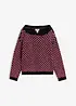 Maglione boxy con filato peloso, bonprix