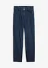 Mom jeans con girovita elasticizzato, vita alta, bonprix