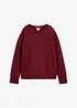 Felpa oversize in misto cotone morbido, bonprix