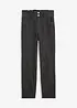 Mom jeans con girovita elasticizzato, vita alta, bonprix