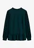 Maglia con maniche lunghe impreziosite da dettagli in mesh, bonprix