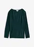 Maglia a maniche lunghe con effetto strutturato, bonprix