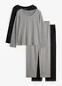 Pigiama in puro cotone (pacco da 2), bonprix