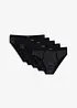Slip alto con cotone (pacco da 5), bonprix