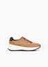 Chunky sneaker con dettagli in pelliccia sintetica, bonprix
