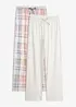 Pantaloni da pigiama in  flanella (pacco da 2), bonprix