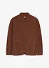 Giacca in pile con colletto dritto, bonprix