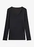 Maglia ultraleggera in misto cachemire a maniche lunghe con scollo rotondo, bonprix