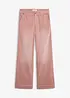 Pantaloni larghi in velluto a coste di misto cotone, bonprix