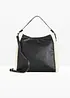 Borsa a tracolla con dettagli in teddy, bonprix