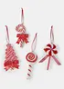 Decorazioni da appendere (set 4 pezzi), bonprix