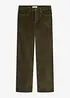 Pantaloni di velluto a coste con gambe svasate, bonprix