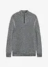 Maglione regular fit con collo alto e zip, bonprix