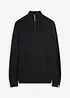 Maglione con collo alto e zip, regular fit, bonprix