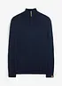 Maglione con collo alto e zip, regular fit, bonprix