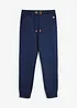 Pantaloni da jogging pesanti con dettagli in PU, bonprix